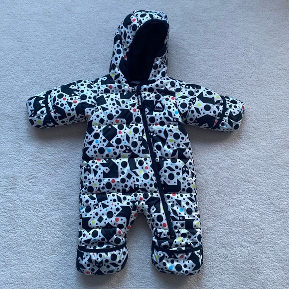 Burton Buddy Infant Bunting Suit Baby Snowsuit Size 6 months - Picture 1 of 10